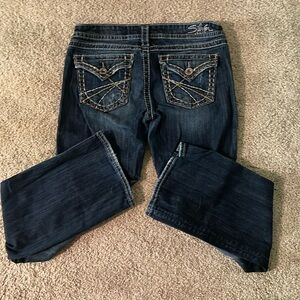 Silver bootcut jeans size 28